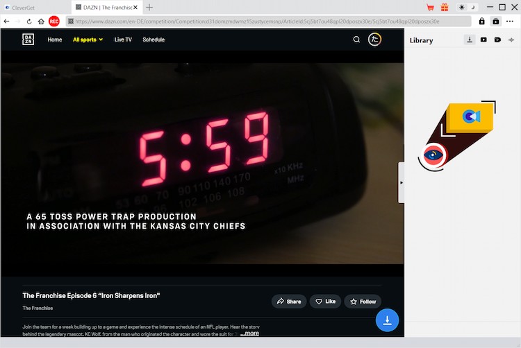 DAZN Downloader Step2
