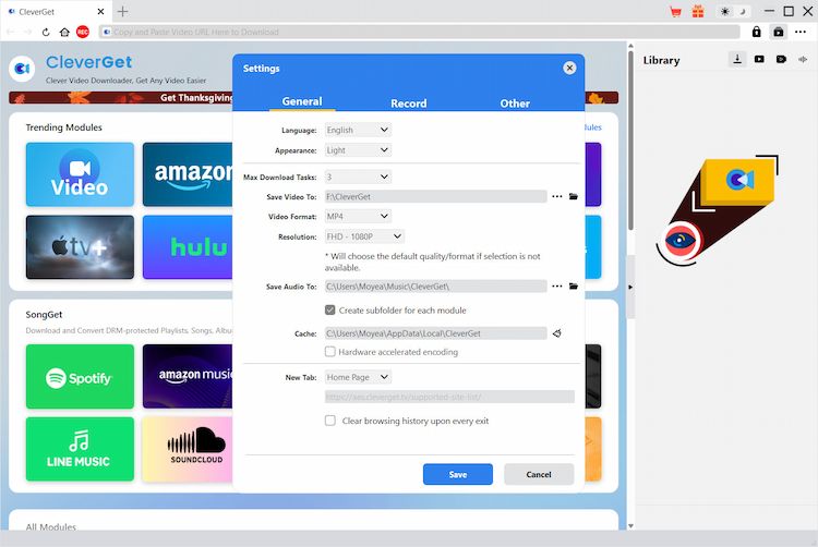 FAMILY CLUB Downloader Step1