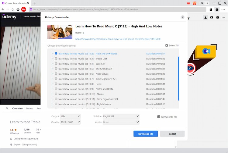 Udemy Downloader Step3