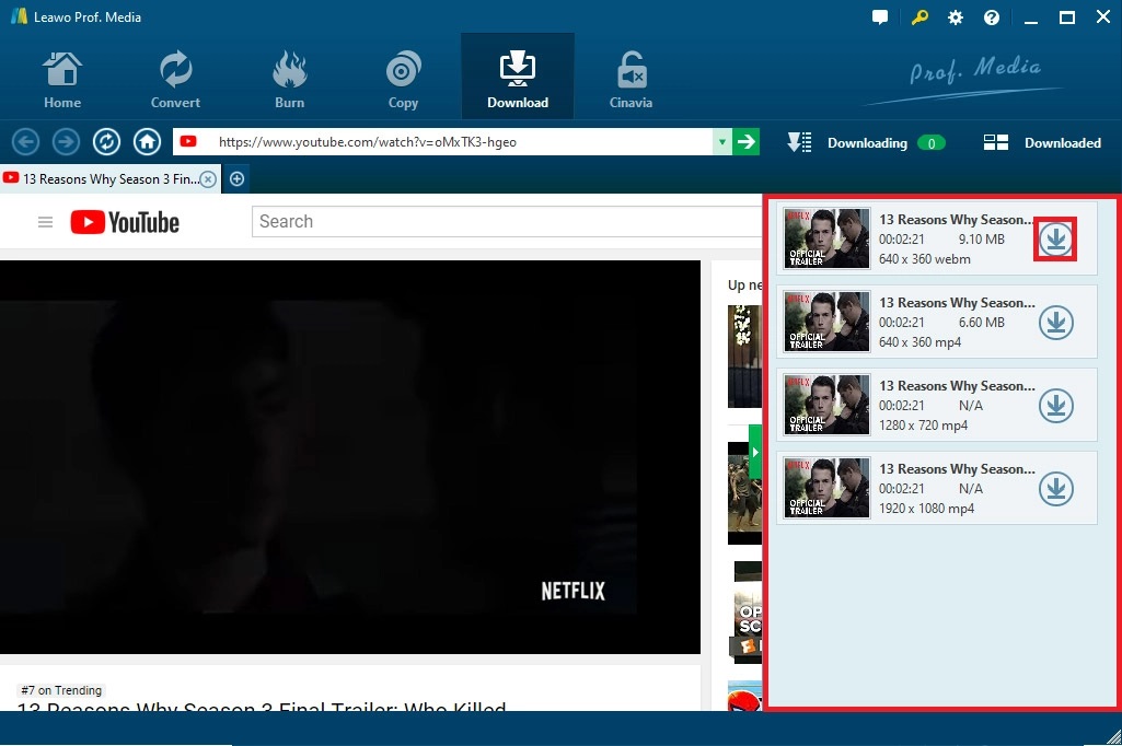 M3U8-Live-Stream-URL-Leawo-Video-Downloader-Download-the-video