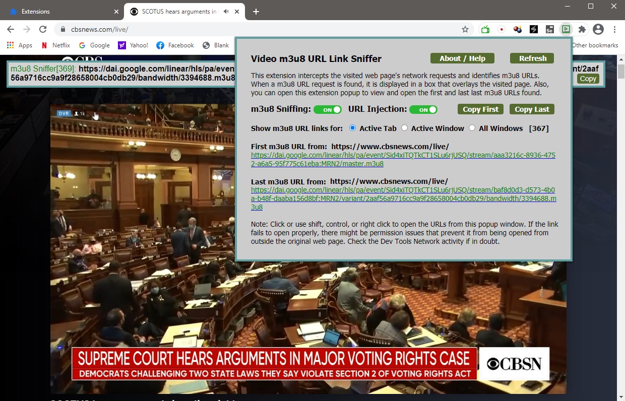 M3U8-Live-Stream-URL-Video-m3u8-Sniffer