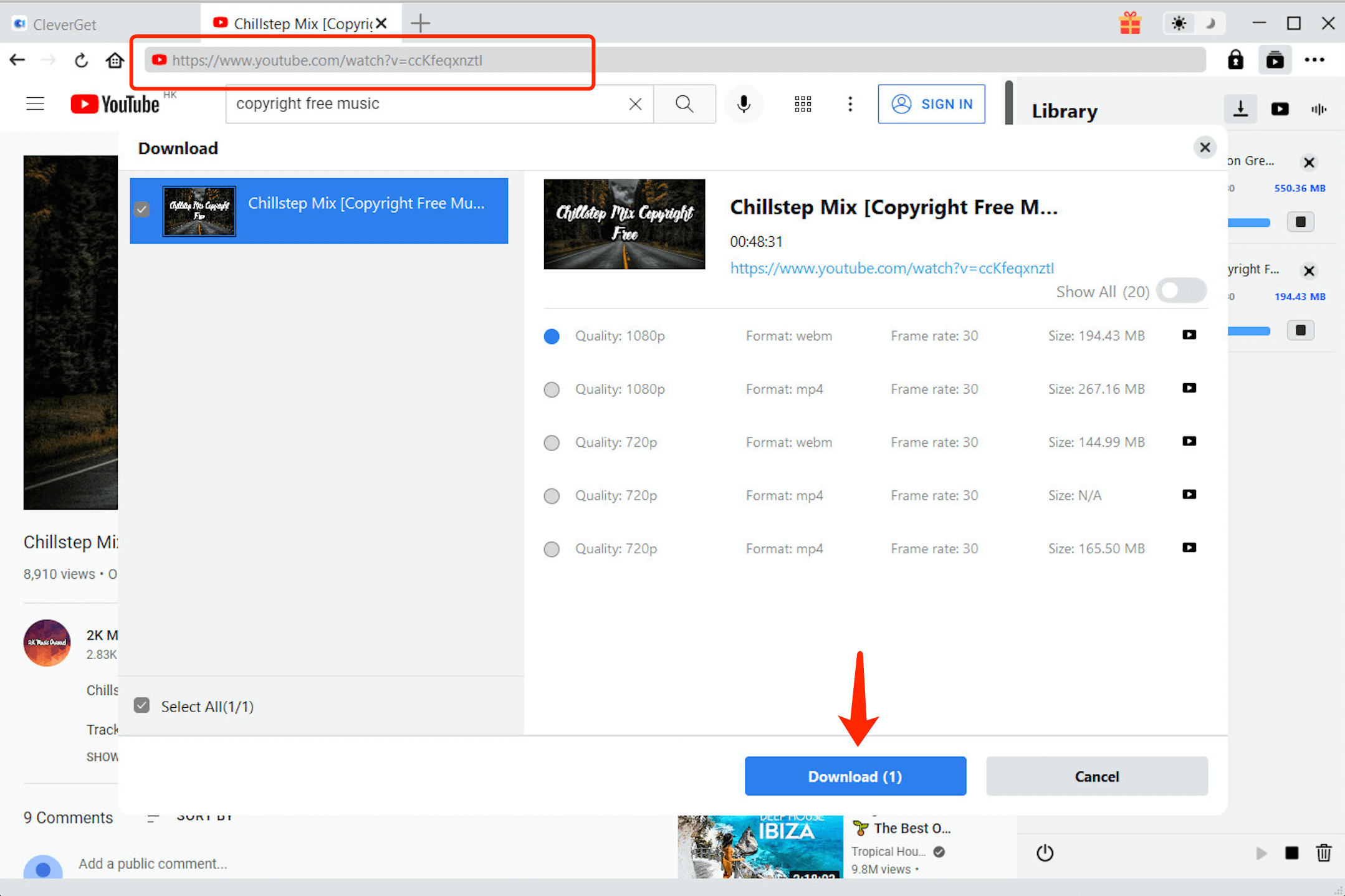 download-YouTube-live-stream-with-CleverGet-download