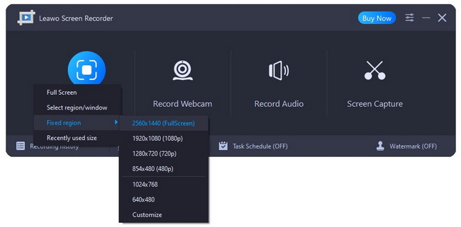 download-YouTube-live-stream-with-Leawo-screen-recorder-set-output-preference
