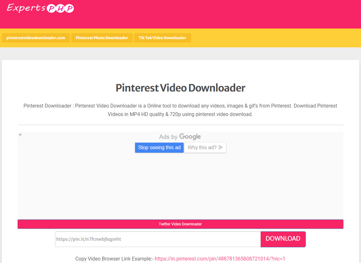 pinterest video downloader pinterest video downloader
