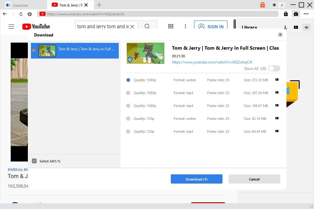 Free-HD-Cartoon-Download-with-CleverGet-3