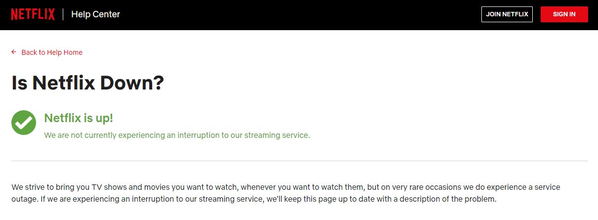 netflix not working netflix not working