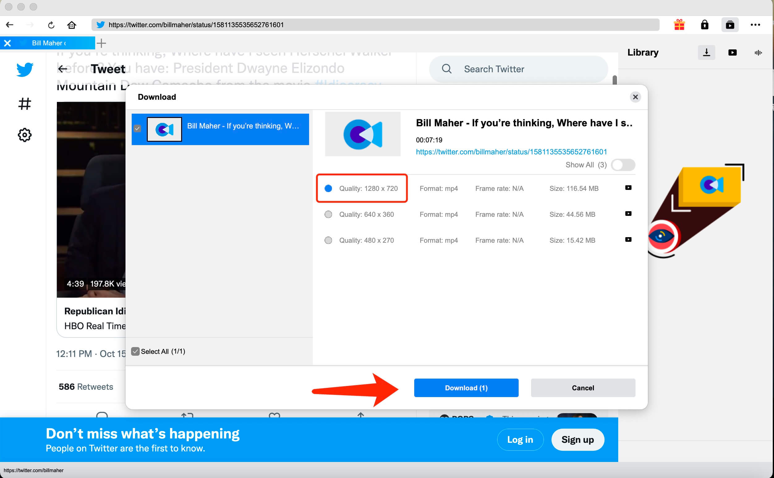 Twitter-video-downloader-CleverGet-download-video