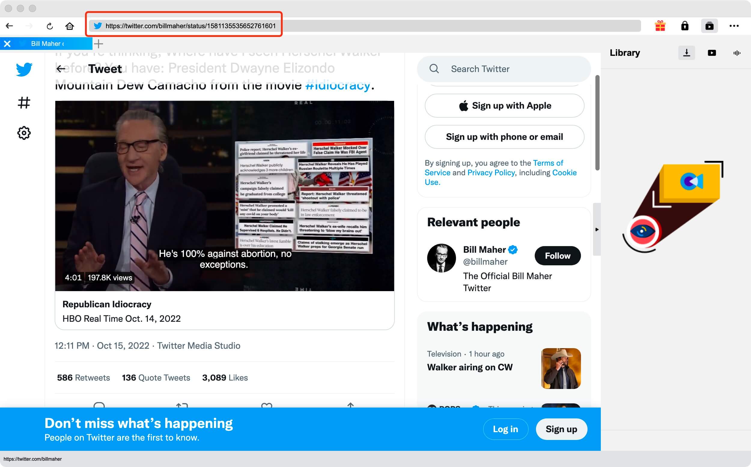 Twitter-video-downloader-CleverGet-locate-video