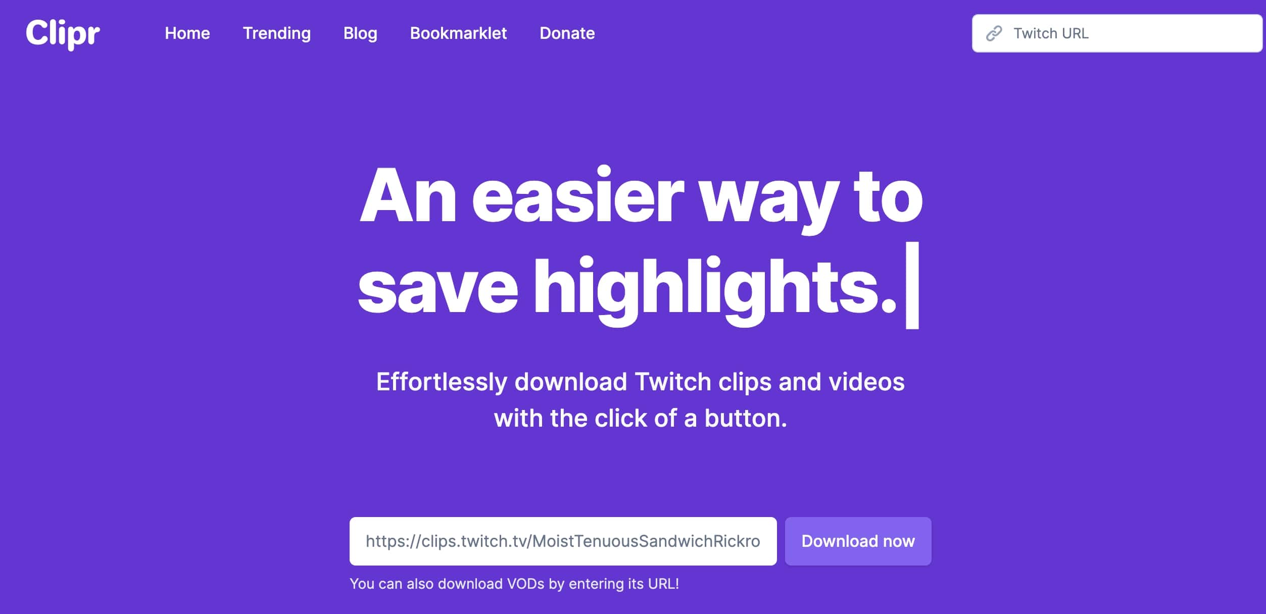  Twitch-VOD-downloader-clipr  