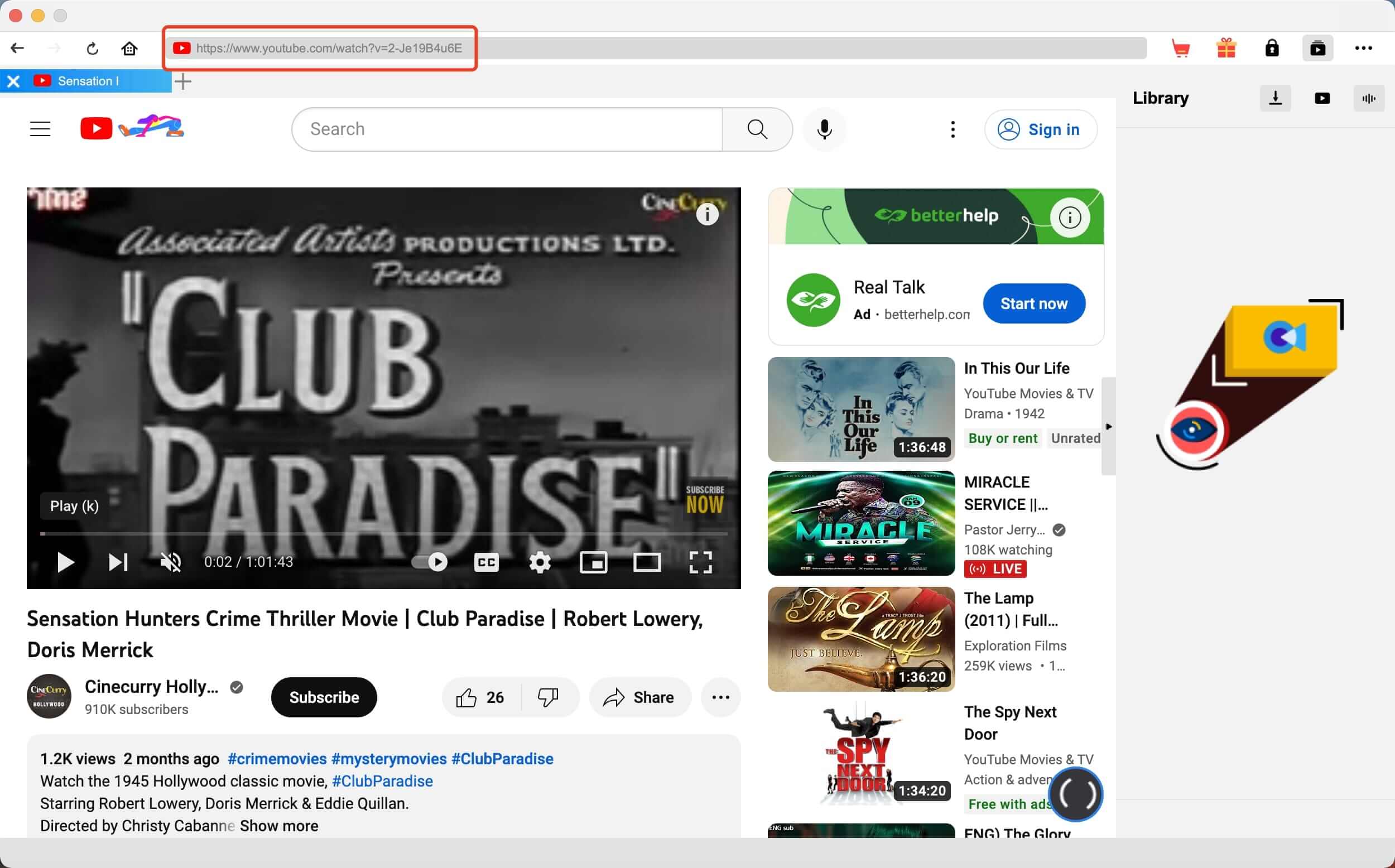 YouTube-movie-downloader-CleverGet-locate-movie