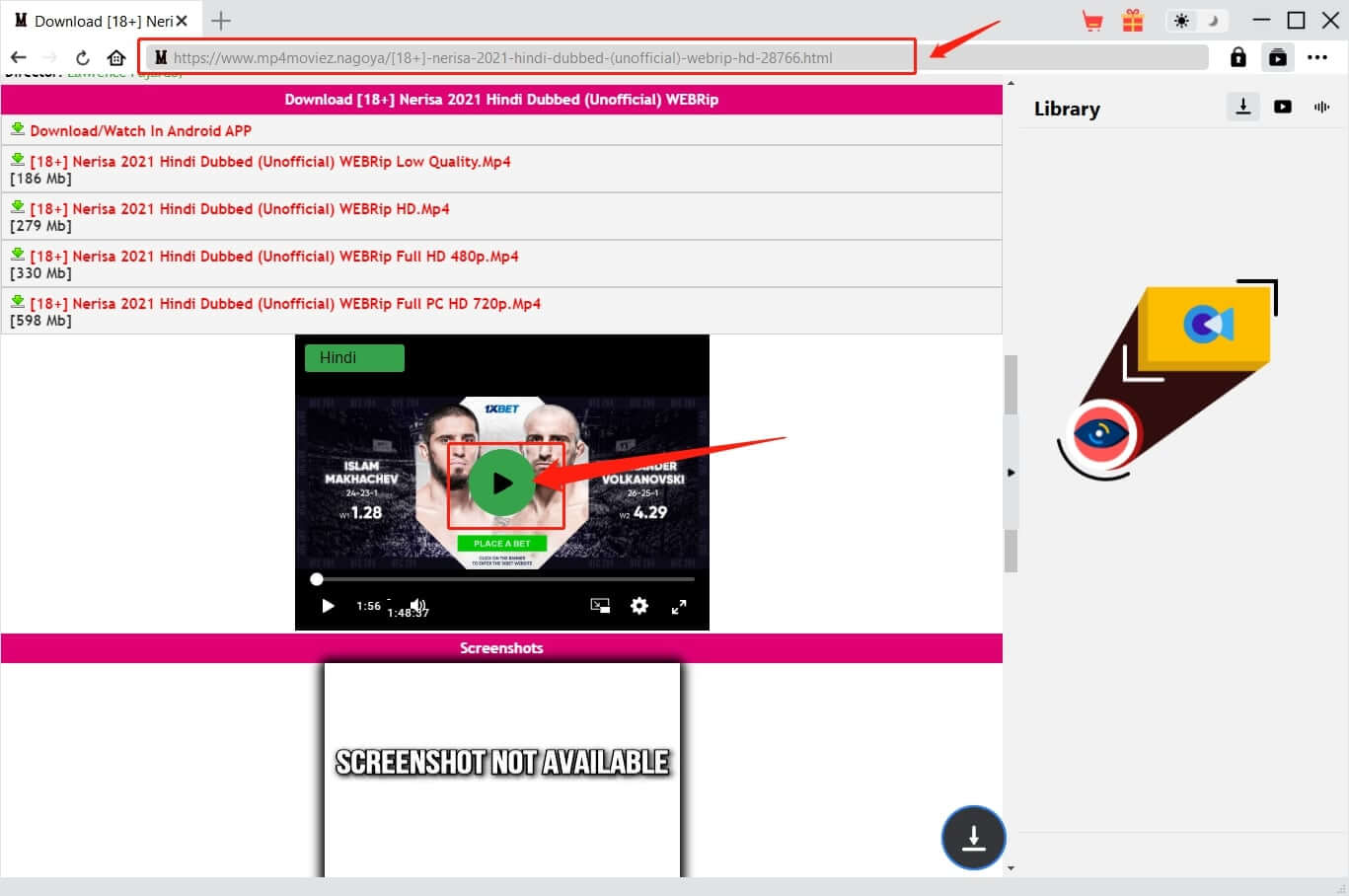  Mp4Moviez-CleverGet-locate-movie  