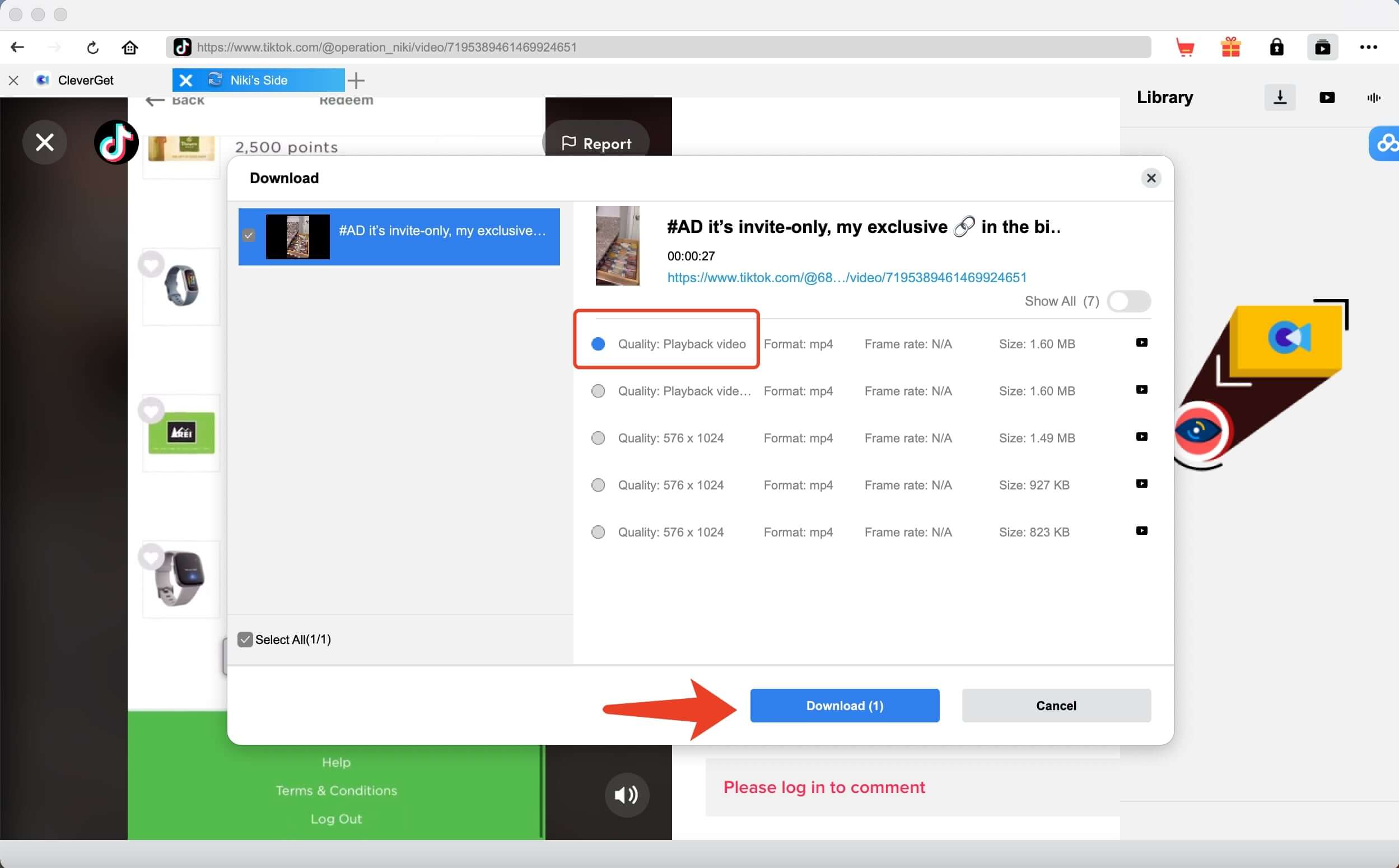 tiktok-no-sound-CleverGet-download-video