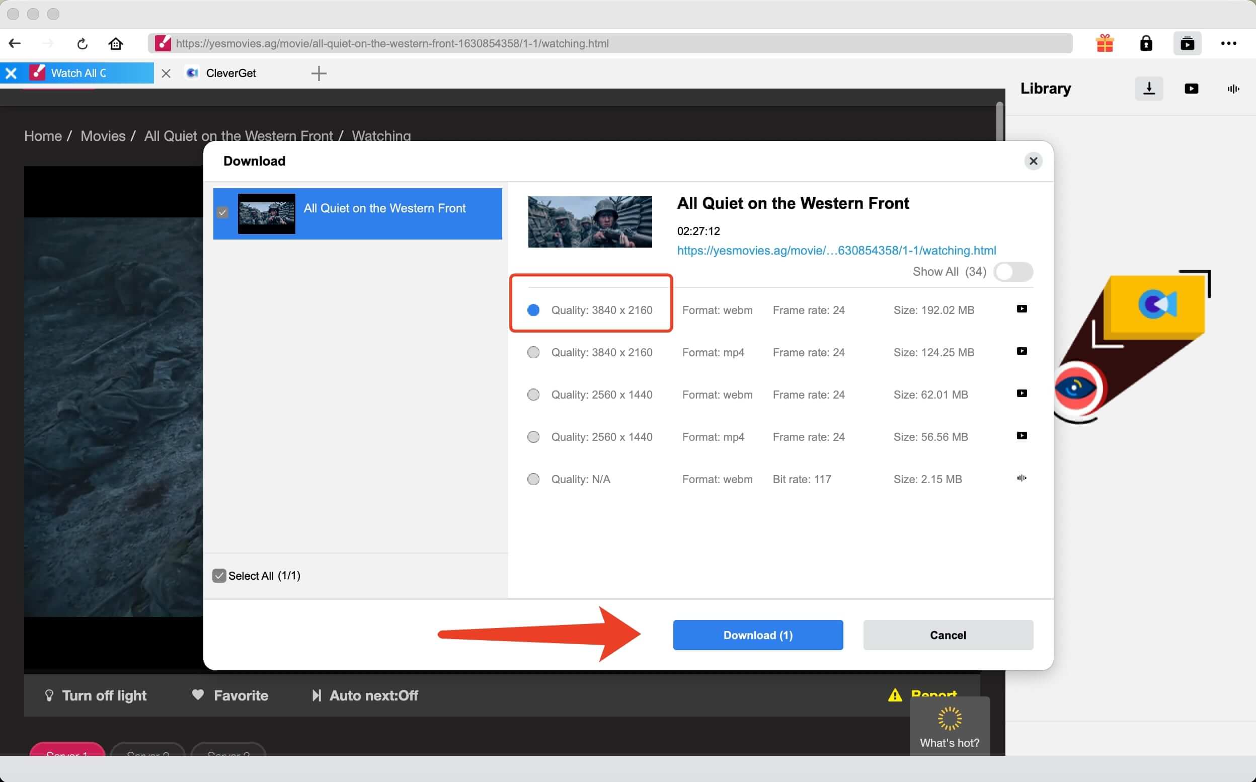 Fbox-CleverGet-download-movie