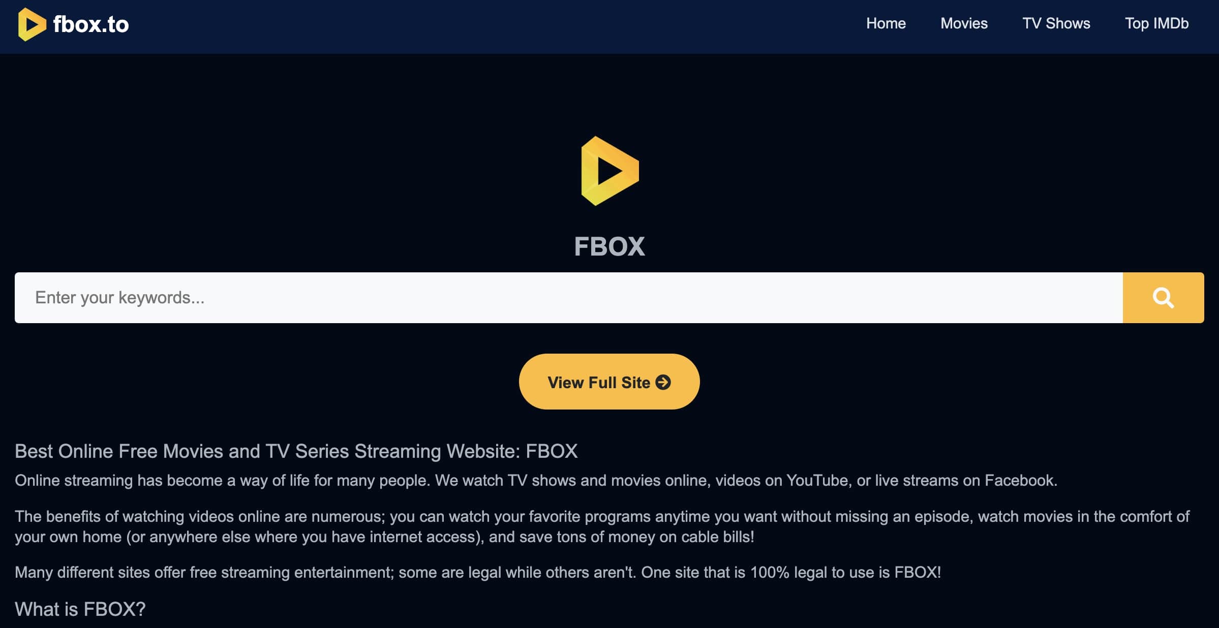 Fbox-website