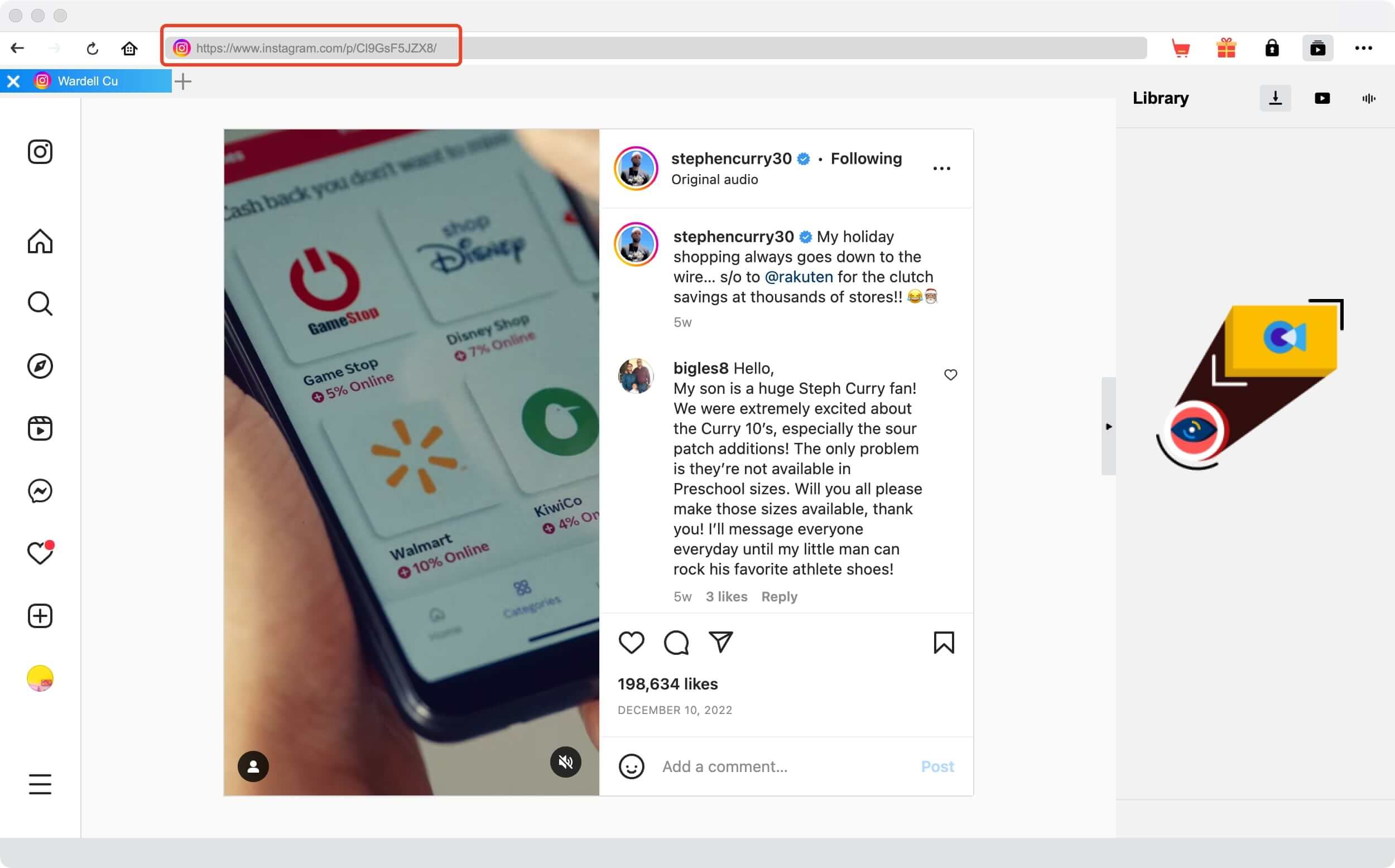 dark-mode-Instagram-CleverGet-locate-video
