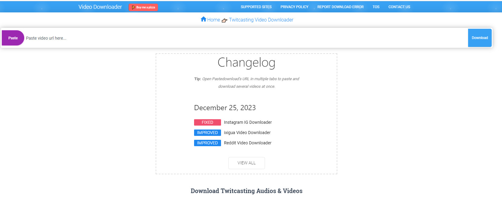 download twitcasting video