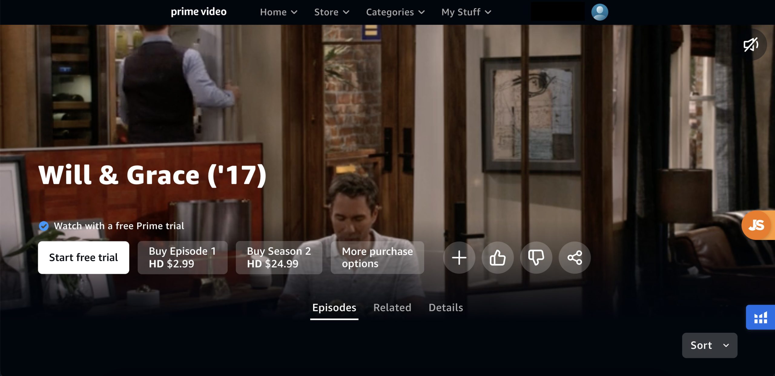 will and grace on prime will and grace on prime